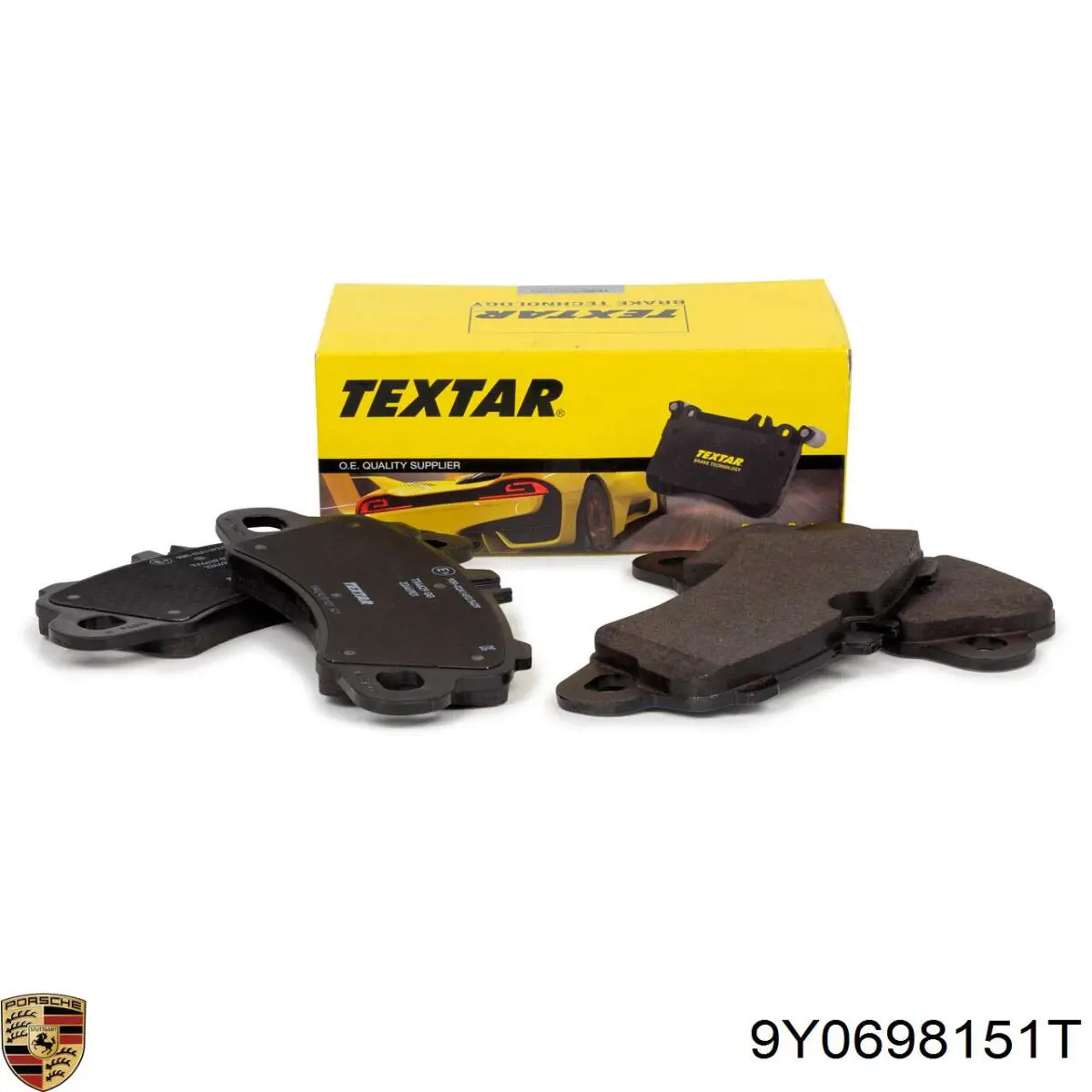 Sapatas do freio dianteiras de disco Porsche 9Y0698151T preço, a partir de 49,27 USD
