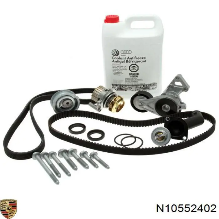 N10552401 VAG Kit de parafusos de suspensão dianteira
