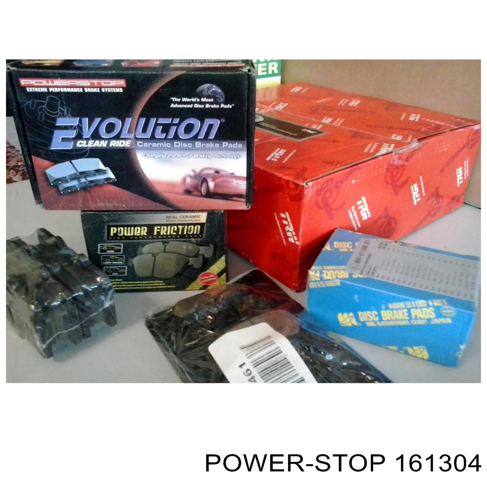 Compre 161304 Power Stop Sapatas do freio traseiras de disco