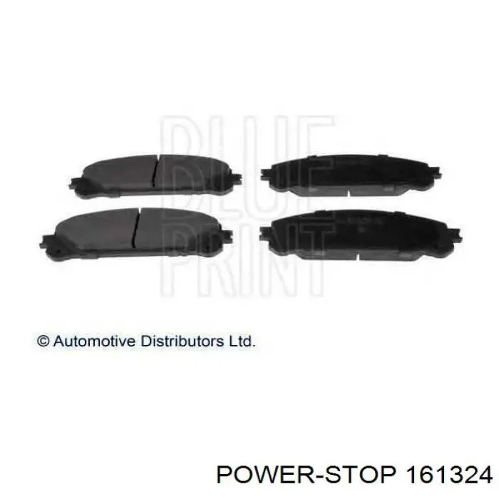 Compre 161324 Power Stop Sapatas do freio dianteiras de disco