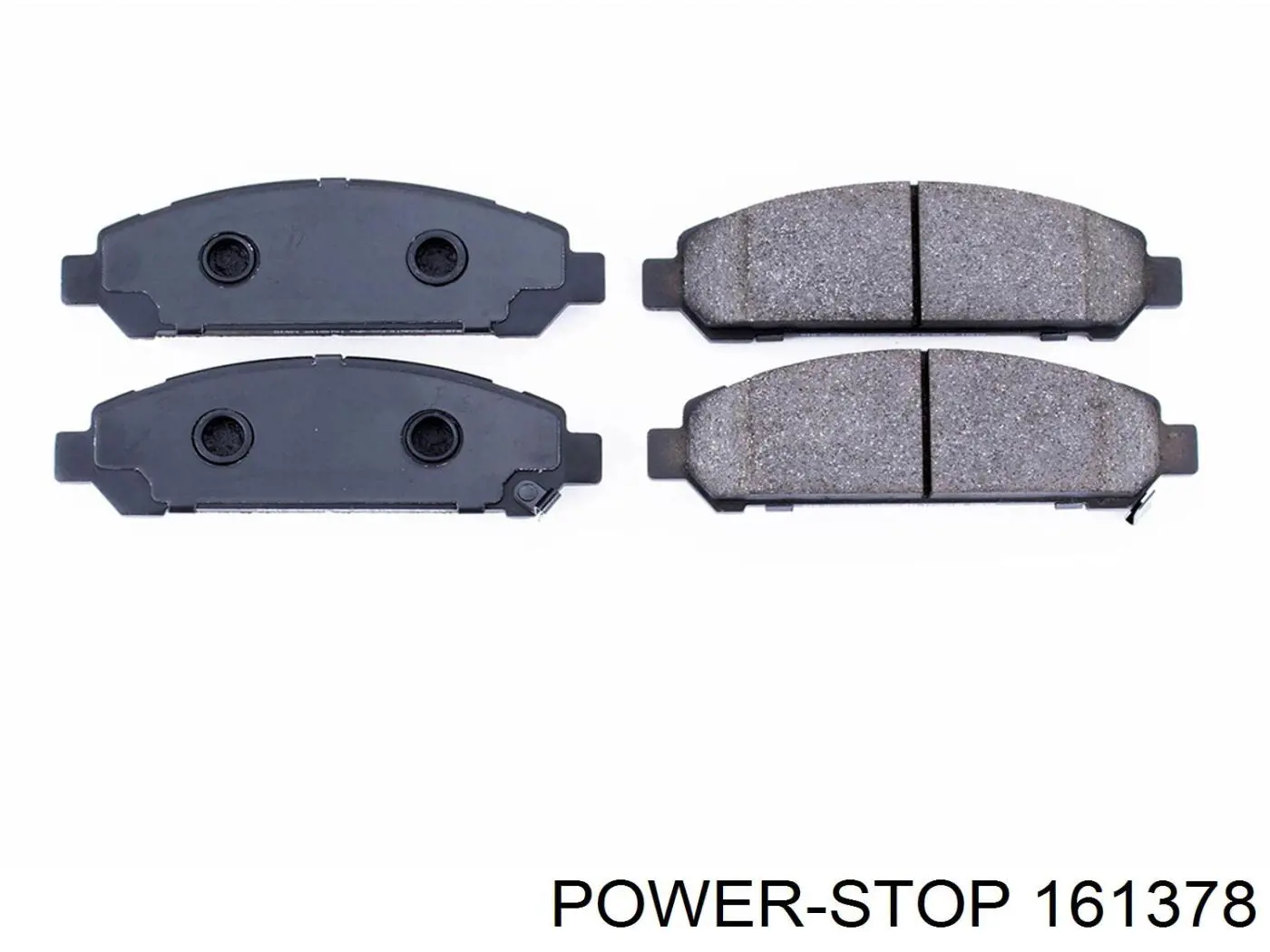 161378 Power Stop Sapatas do freio dianteiras de disco