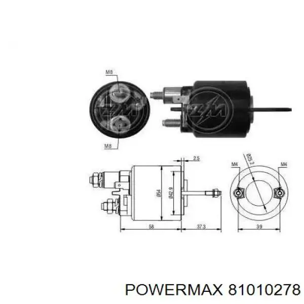 Compre ZN0958 ZEN Roda-livre do motor de arranco