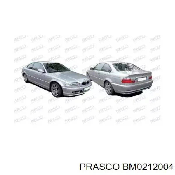 Compre BM0212004 Prasco Grelha do radiador esquerda