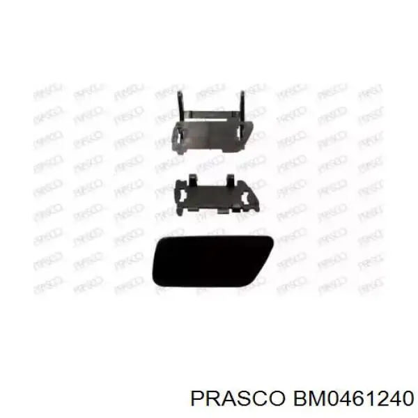 BM0461240 Prasco Placa sobreposta do injetor de fluido para lavador da luz dianteira