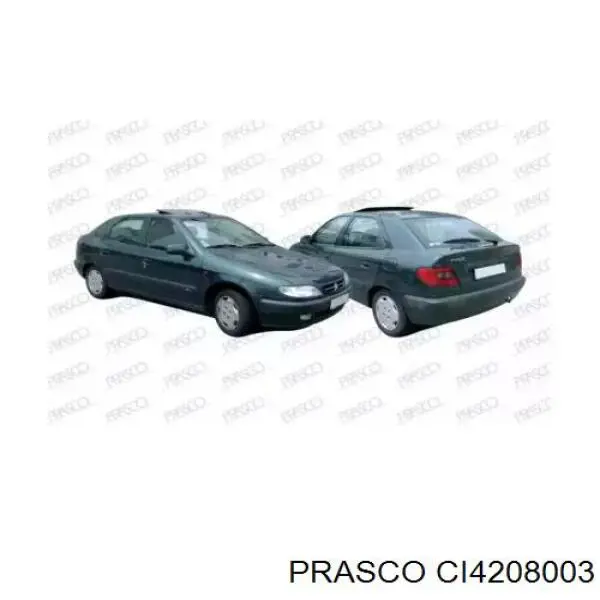 9101N3 Peugeot/Citroen Maçaneta dianteira direita da porta externa