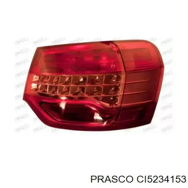 Compre 9681063680 Peugeot/Citroen Lanterna traseira direita externa