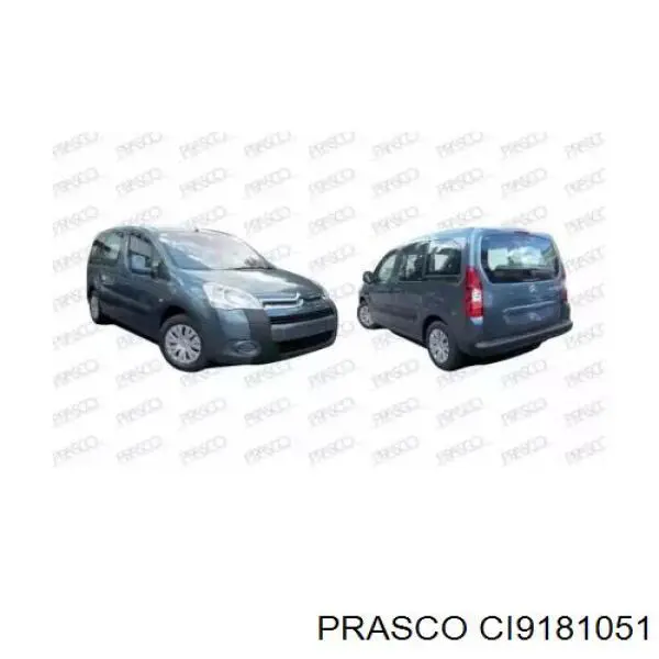 Pára-choque traseiro, parte central 235296J Polcar