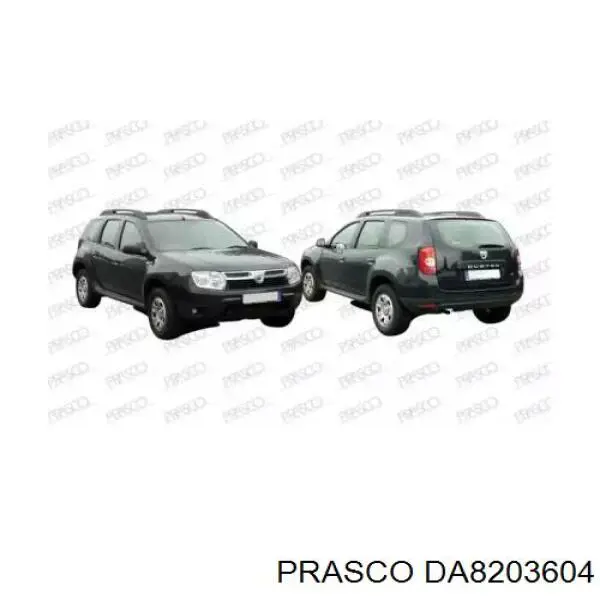 Compre DA8203604 Prasco Guarda-barras esquerdo do pára-lama dianteiro