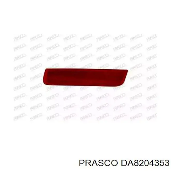 7701208720 Renault (RVI) Retrorrefletor (refletor) do pára-choque traseiro direito