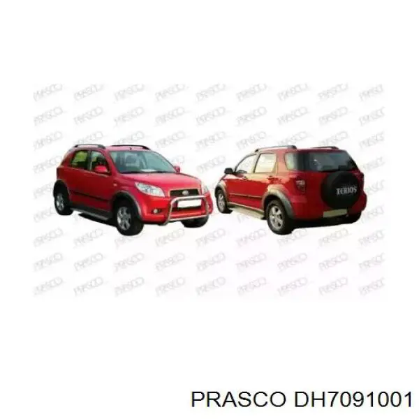 Pára-choque dianteiro para Daihatsu Terios II J2