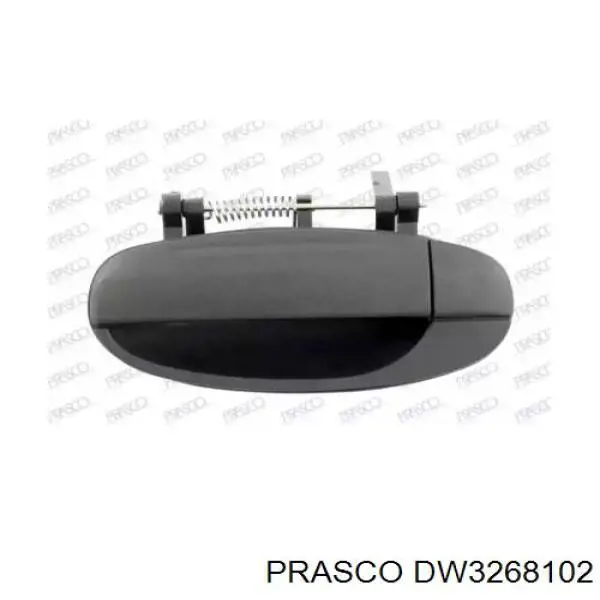 DW3268102 Prasco Maçaneta externa esquerda da porta traseira