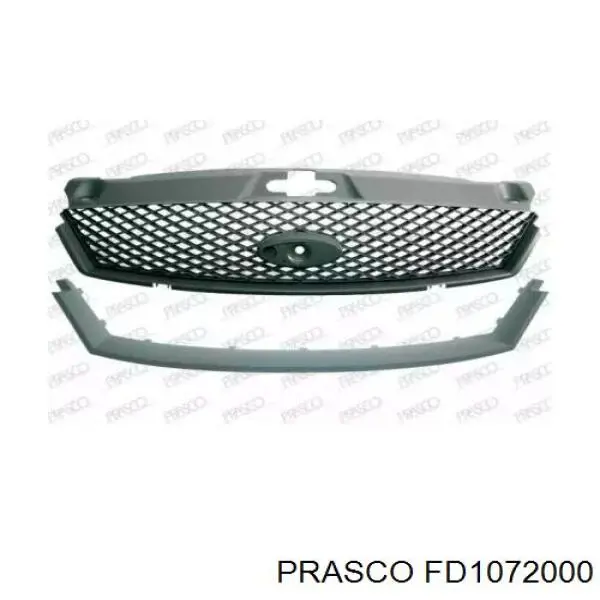 Grelha do radiador 3218051 Polcar