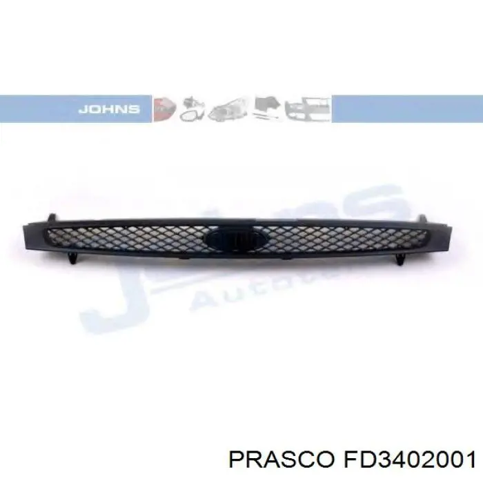 Compre 2S618200AGYYH5 Ford Grelha do radiador