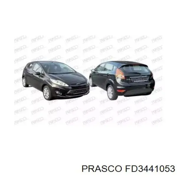 6509012565932P 4max Consola direita do pára-choque traseiro