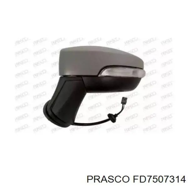 FD7507324P Prasco Espelho de retrovisão esquerdo
