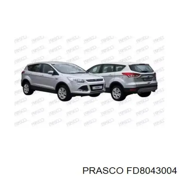 GV4116006AD Ford Pára-lama dianteiro esquerdo