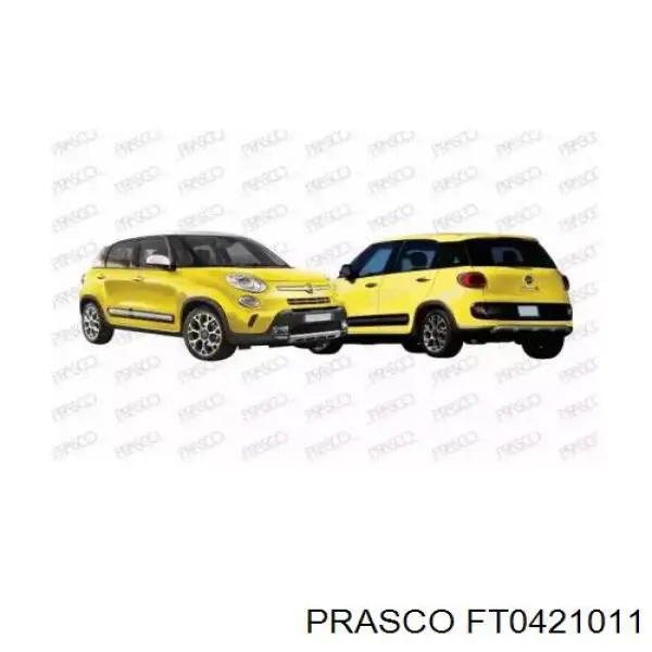 Pára-choque dianteiro Prasco FT0421011 preço, a partir de 556,29 USD