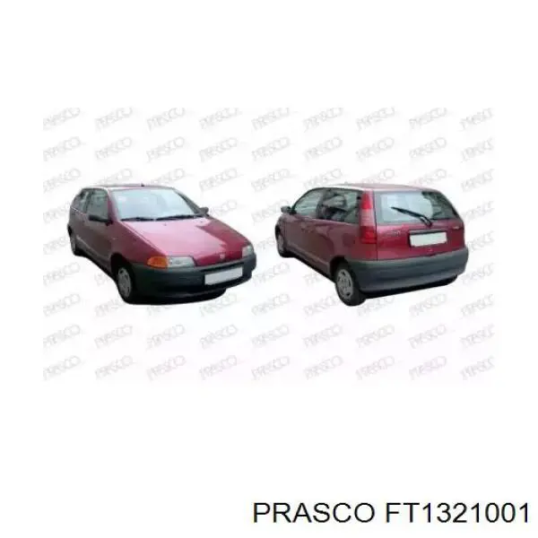 Compre FIA07PU001 Eurobump Pára-choque dianteiro