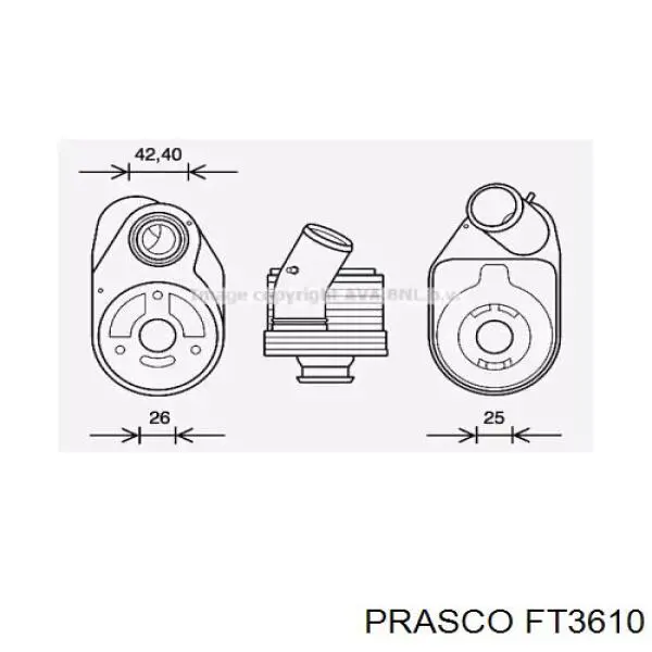 Radiador de óleo Metalcaucho 39095 preço, a partir de 72,13 USD