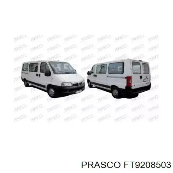 Compre 1301413650 Fiat/Alfa/Lancia Maçaneta interna direita da porta lateral (deslizante)