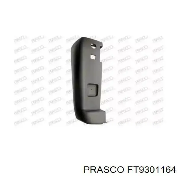 Compre 1637185380 Peugeot/Citroen Pára-choque traseiro, parte esquerda