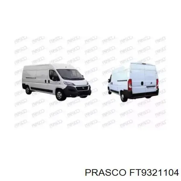 Pára-choque dianteiro, parte esquerda Peugeot/Citroen 1612473480