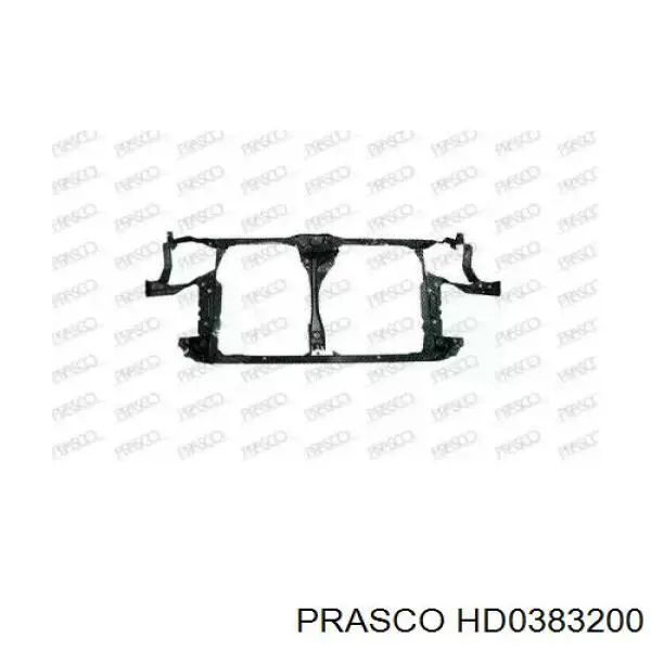 Suporte do radiador montado (painel de montagem de fixação das luzes) Honda Civic VII hatchback (EU, EP, EV) (2000 - 2006) VII