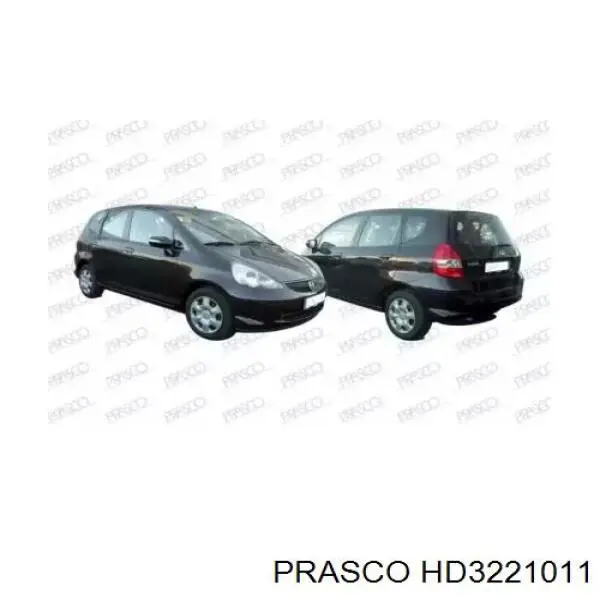 Pára-choque dianteiro Honda Jazz  GD, GE