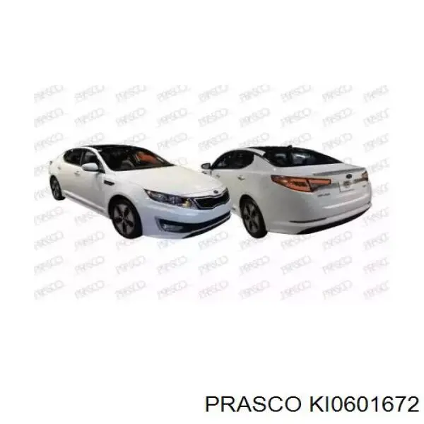 Reforçador do pára-choque traseiro KIA Optima III TF