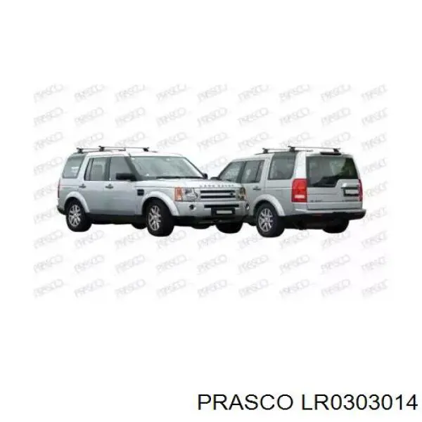 Pára-lama dianteiro esquerdo Prasco LR0303014 preço, a partir de 104,72 USD