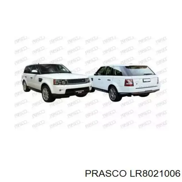 DPN500051 Land Rover Consola do pára-choque dianteiro esquerdo