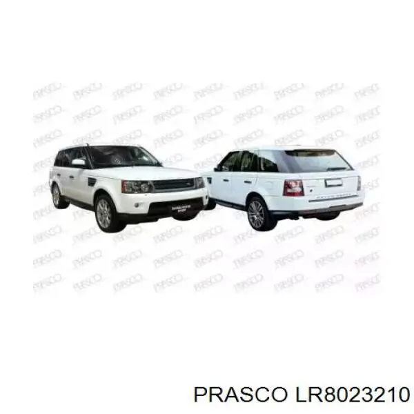 Compre LR054853 Land Rover Suporte do radiador montado (painel de montagem de fixação das luzes)