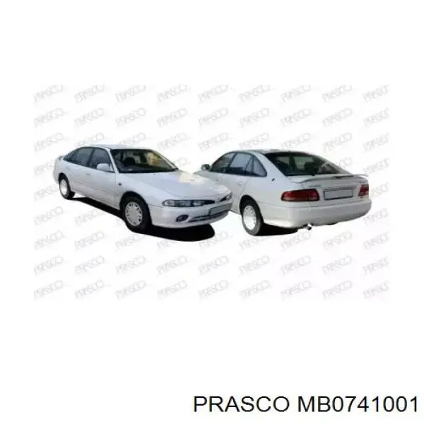 Pára-choque dianteiro Mitsubishi Galant VII E5A, E7A, E8A