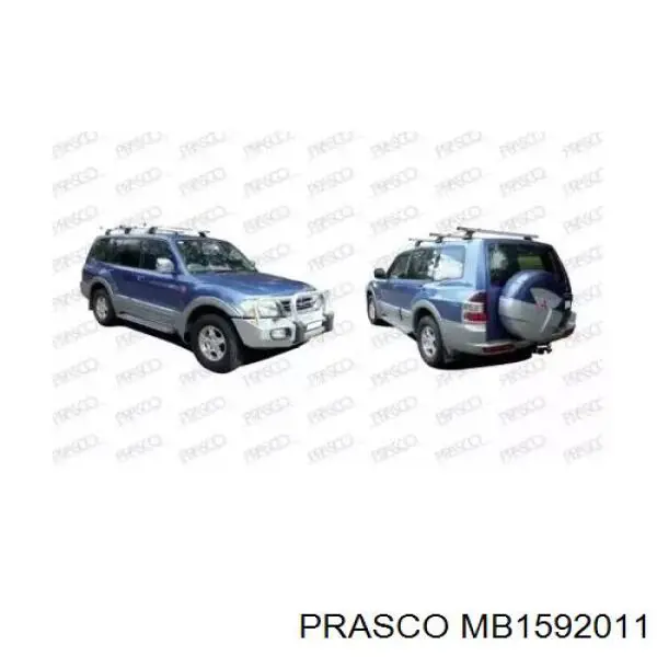 Compre MB1592011 Prasco Grelha do radiador
