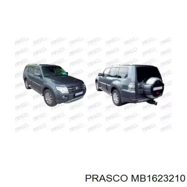 Suporte do radiador montado (painel de montagem de fixação das luzes) Mitsubishi 5215A175 preço, a partir de 382,25 USD