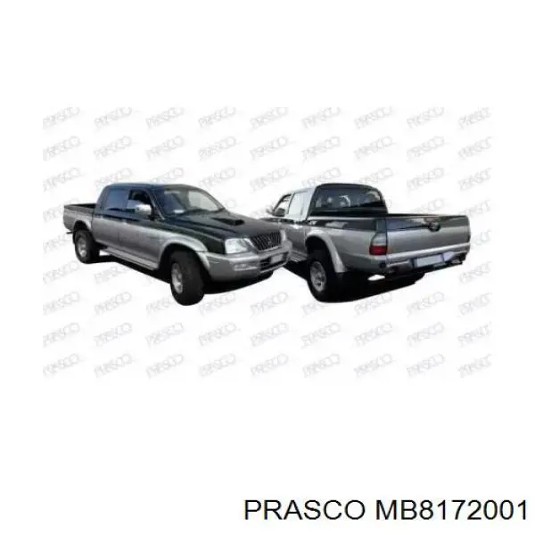 Grelha do radiador Mitsubishi MR954579 preço, a partir de 179,17 USD