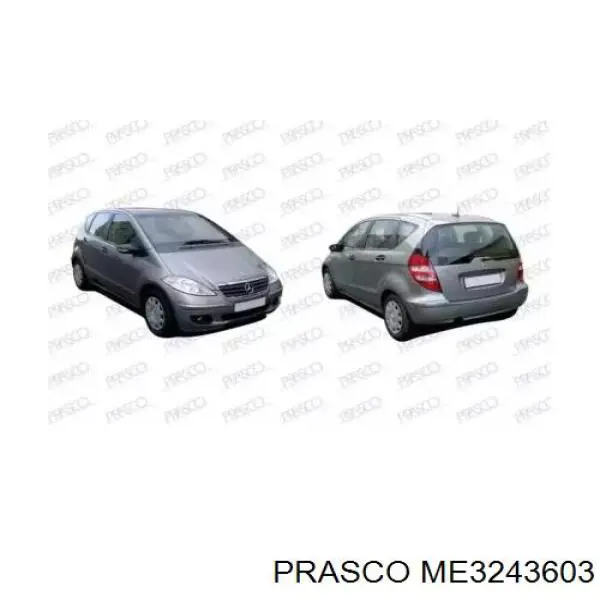 Compre A1696903430 Mercedes Guarda-barras direito dianteiro do pára-lama dianteiro