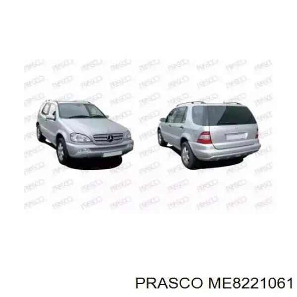 107131613 Mercedes Pára-choque traseiro