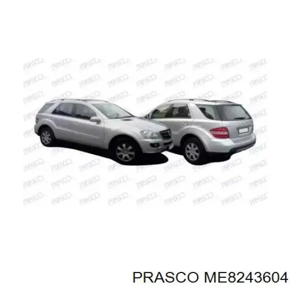 Compre A1648800705 Mercedes Guarda-barras esquerdo dianteiro do pára-lama dianteiro