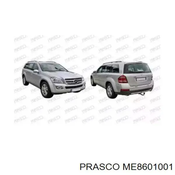 Pára-choque dianteiro Mercedes GL  X164