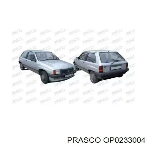 Pára-lama dianteiro esquerdo Opel Corsa A S83