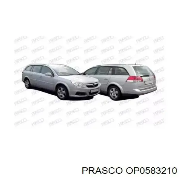 Compre OP0583210 Prasco Suporte do radiador montado (painel de montagem de fixação das luzes)