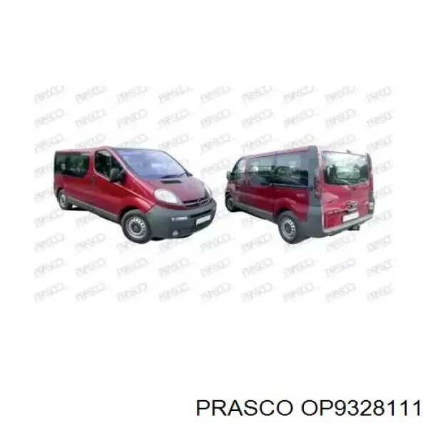 OP9328111 Prasco Maçaneta externa da porta lateral (deslizante)