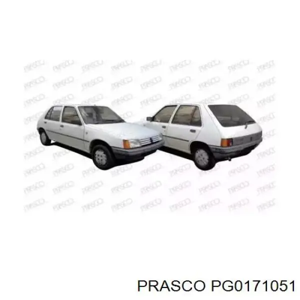 Compre 741098 Peugeot/Citroen Pára-choque traseiro