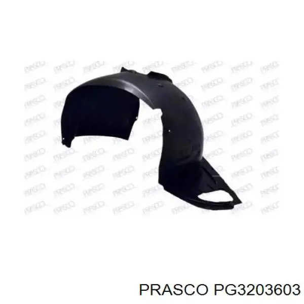 Compre 7136AK Peugeot/Citroen Guarda-barras direito do pára-lama dianteiro