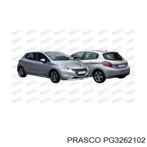 9673855880 Peugeot/Citroen Placa sobreposta superior do painel dianteiro (de suporte do radiador)