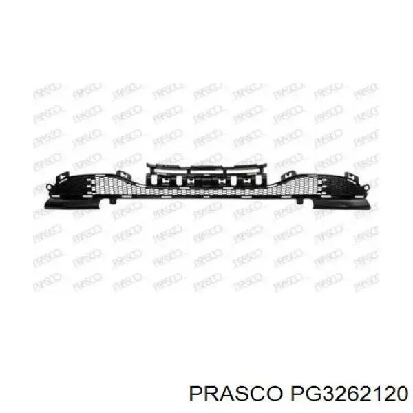 Compre 96738556XT Peugeot/Citroen Grelha central do pára-choque dianteiro