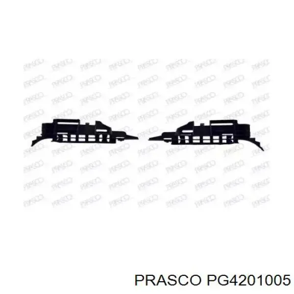 Compre 0000741634 Peugeot/Citroen Kit de suportes/ fixações do para-choque dianteiro