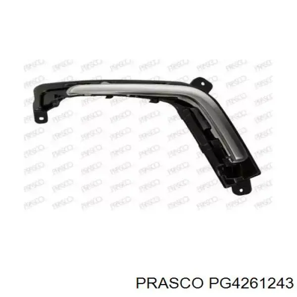 9674578980 Peugeot/Citroen Grelha direita do pára-choque dianteiro