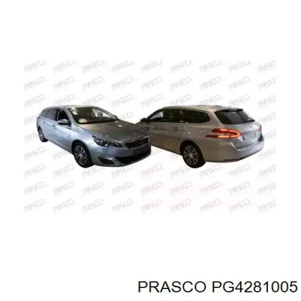 1610745480 Peugeot/Citroen Kit de suportes/ fixações do para-choque dianteiro